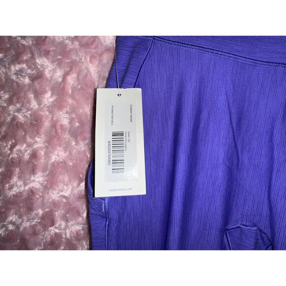 Outdoor Voices TechSweat Thrive Violet Leggings NWT Size Extra Small - Picture 2 of 7